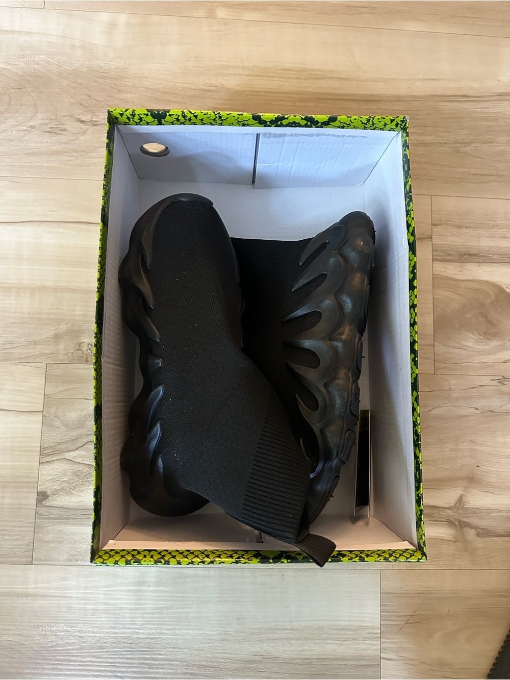 Black Slip-On Sock Sneakers! Brand New!
